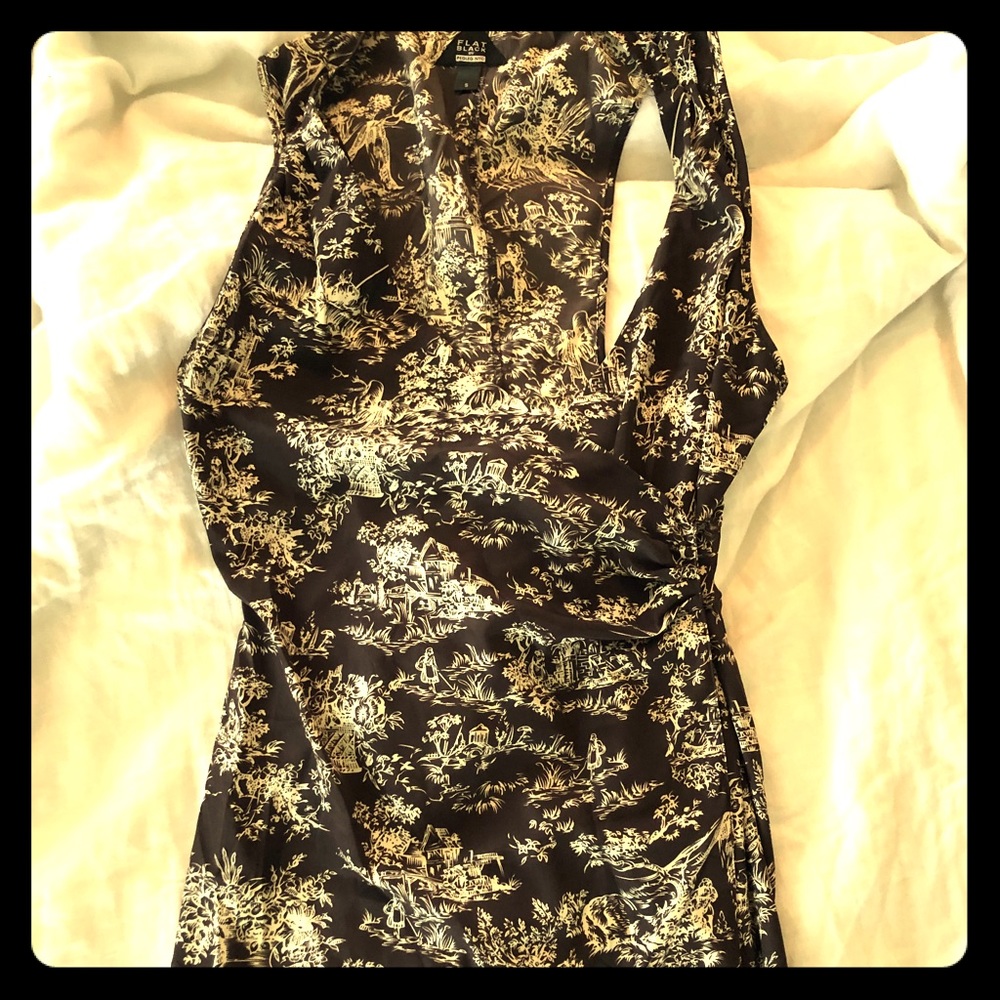 Side tie dress